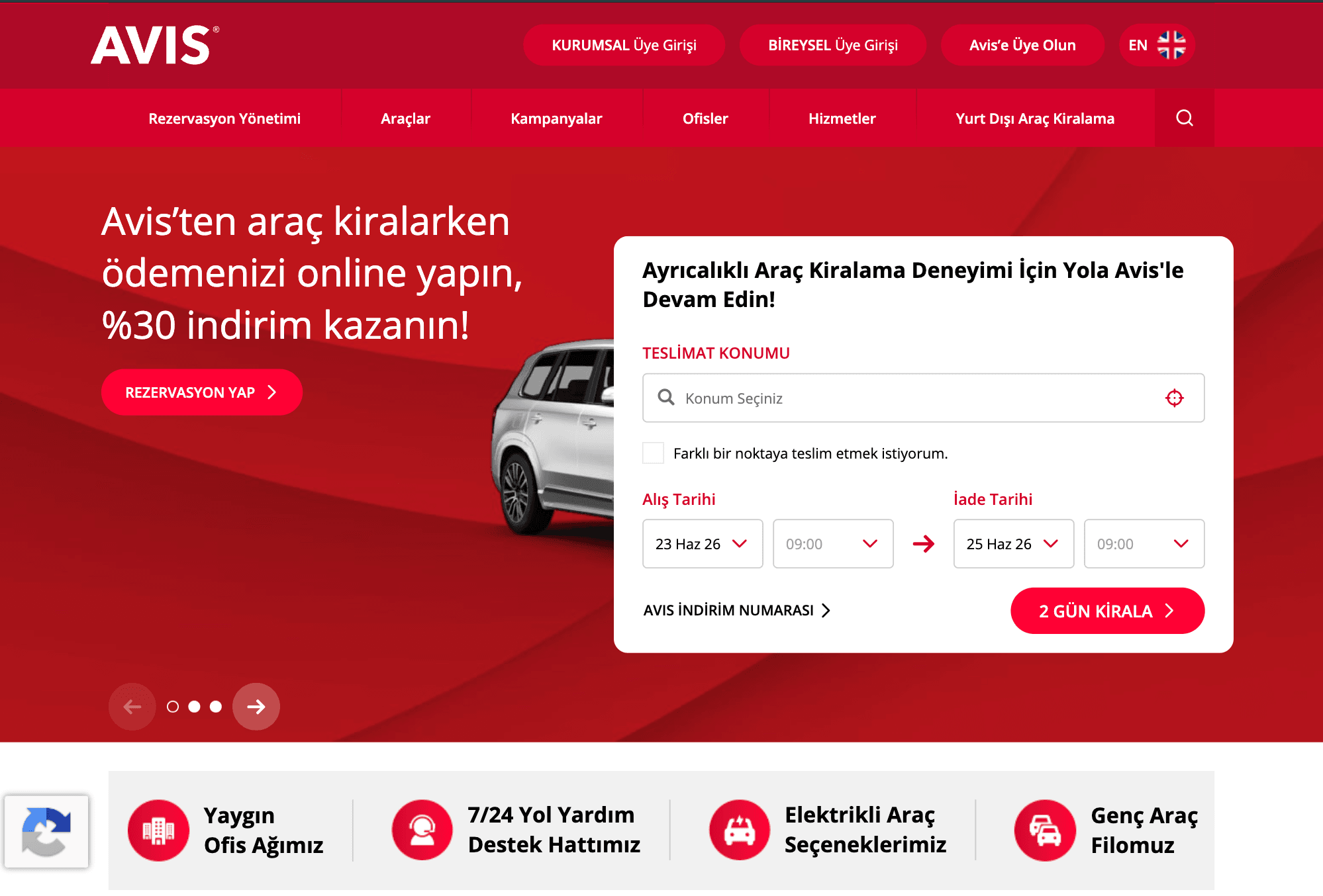 Avis, Car rental platform